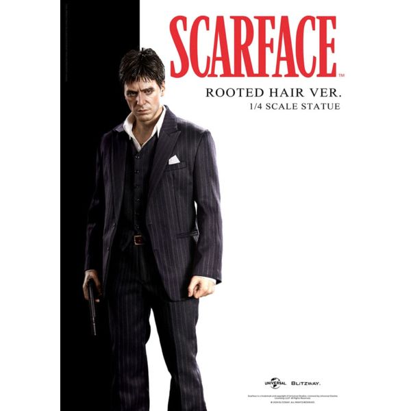 El precio del poder Estatua Superb Scale 1/4 Tony Montana (Rooted Hair Version) 53 cm