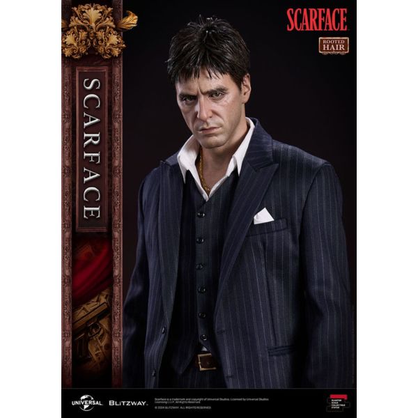 El precio del poder Estatua Superb Scale 1/4 Tony Montana (Rooted Hair Version) 53 cm
