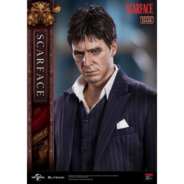 El precio del poder Estatua Superb Scale 1/4 Tony Montana (Rooted Hair Version) 53 cm