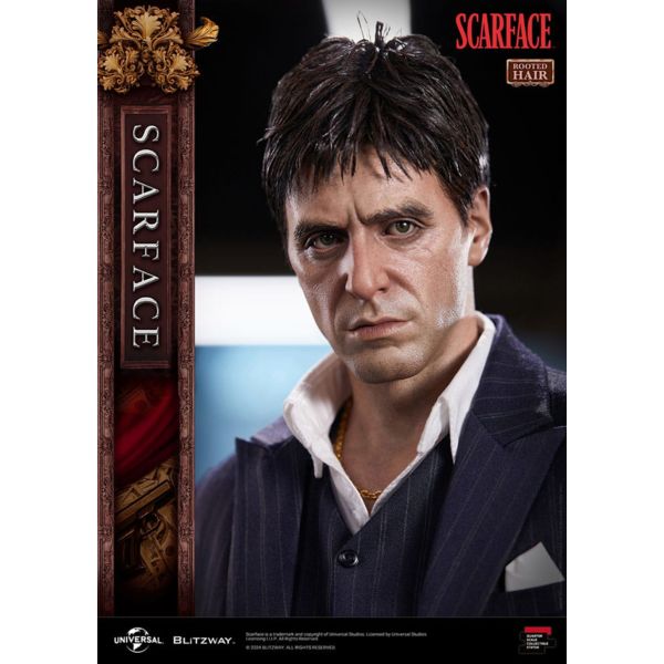 El precio del poder Estatua Superb Scale 1/4 Tony Montana (Rooted Hair Version) 53 cm