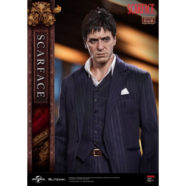 El precio del poder Estatua Superb Scale 1/4 Tony Montana (Rooted Hair Version) 53 cm