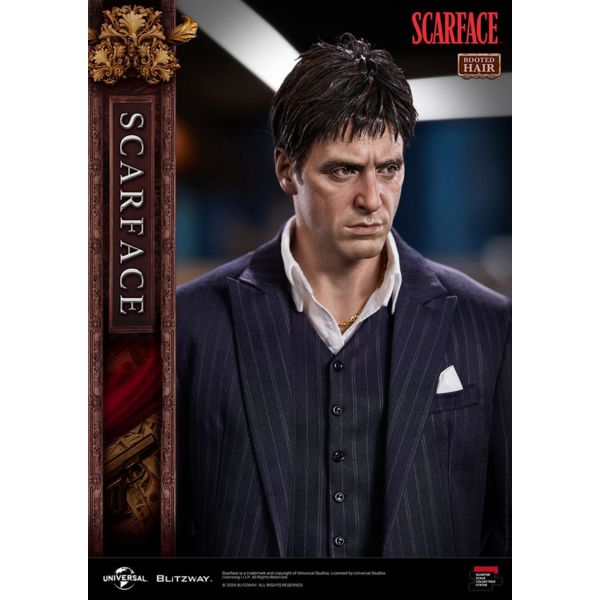 El precio del poder Estatua Superb Scale 1/4 Tony Montana (Rooted Hair Version) 53 cm