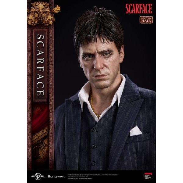 El precio del poder Estatua Superb Scale 1/4 Tony Montana (Rooted Hair Version) 53 cm