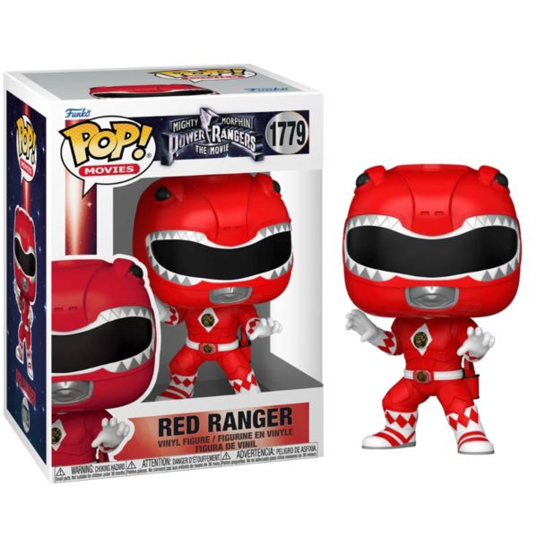 Funko Jason Lee Scott Rojo Mighty Morphin Power Rangers POP! Movies 1779