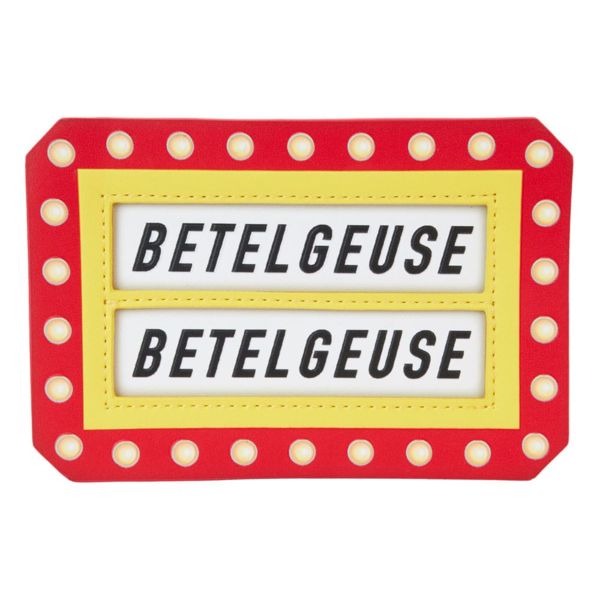 Here Lies Betelgeuse Illuminated Sign Cardholder Beetlejuice Loungefly