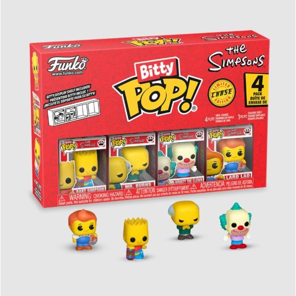 Funko Bitty Pop Bart Los Simpson 4 Pack Chase