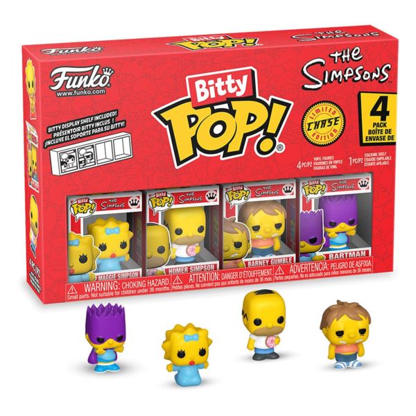 Funko Bitty Pop Maggie Los Simpson 4 Pack Chase