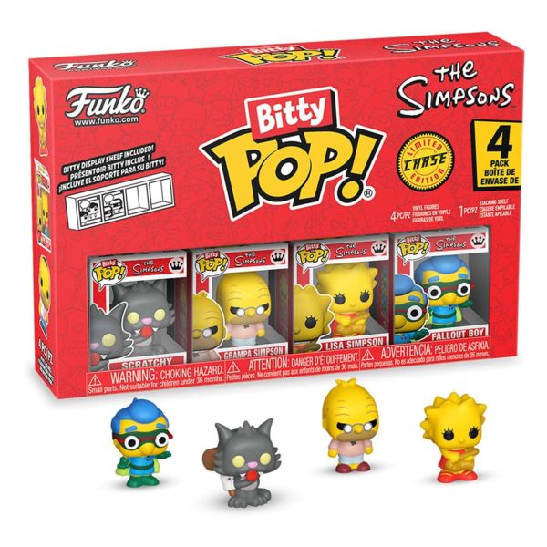 Funko Bitty Pop Pica Los Simpson 4 Pack Chase