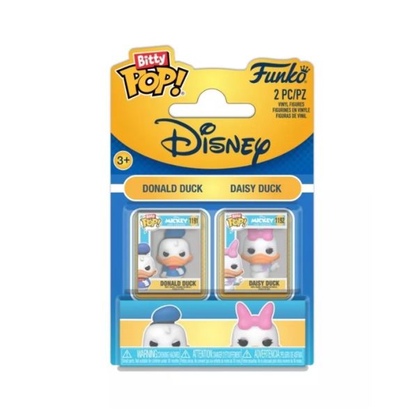Funko Pato Donald y Pata Daisy Disney Bitty POP! 2 Pack