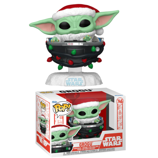 Grogu Christmas Holiday Star Wars: The Mandalorian Funko POP! 746