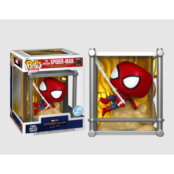 Peter Parker The Amazing Spiderman No Way Home Marvel Comics Funko POP! Deluxe 1186