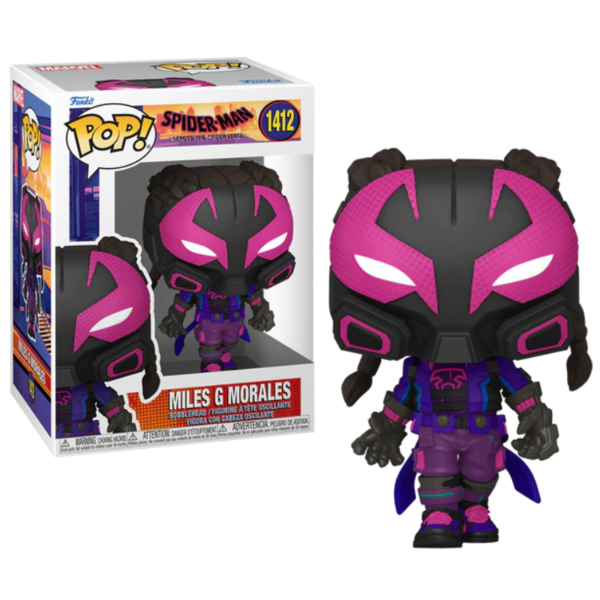 Miles G. Morales Prowler Spiderman Across the Spider-Verse Marvel Comics Funko POP! 1412