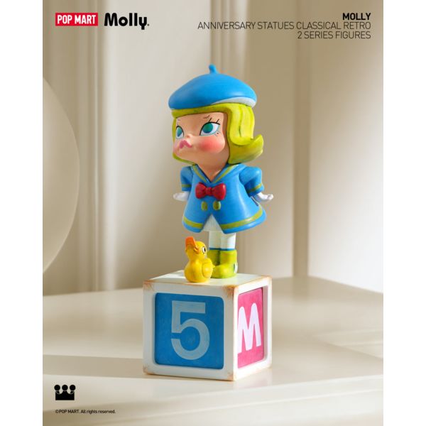 thumbnail image 2 of POP MART Molly Anniversary Statues Blind Box - Classical Retro Series 2 Collectible Figures Random Design 2 of 12