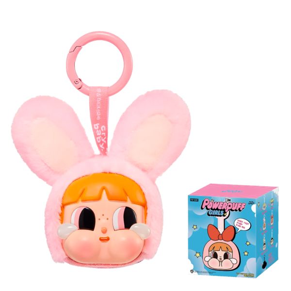 Blind Box Vinyl CRYBABY x Powerpuff Girls Face Plush Series Pop Mart