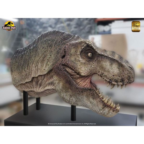 Jurassic Park Life-Size Statue Tyrannosaurus Rex Head 203 cm