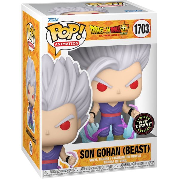 Funko Son Gohan Bestia Dragon Ball Super: Super Hero POP! Animation 1703 Chase Special Edition