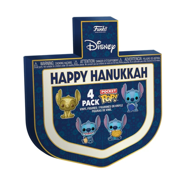 Funko Hanukkah Lilo & Stitch Disney Pocket Pop Pack 4