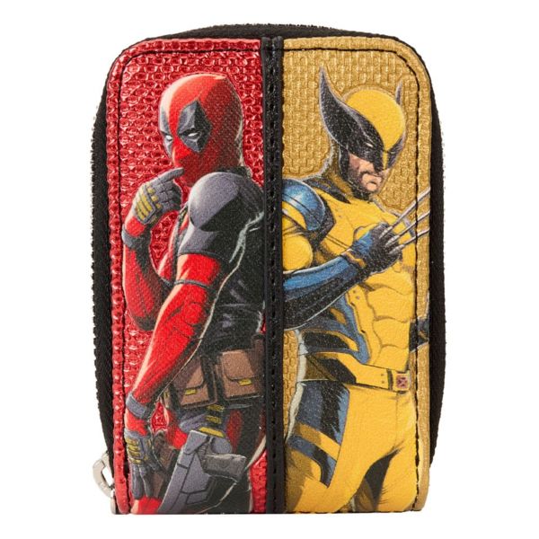 Monedero Tarjetero Deadpool y Lobezno Marvel Cómics Loungefly