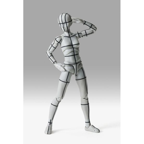 S.H.Figuarts Action Figure Body-Chan Sports Edition Wire Frame (Gray Color Ver.) 15 cm 