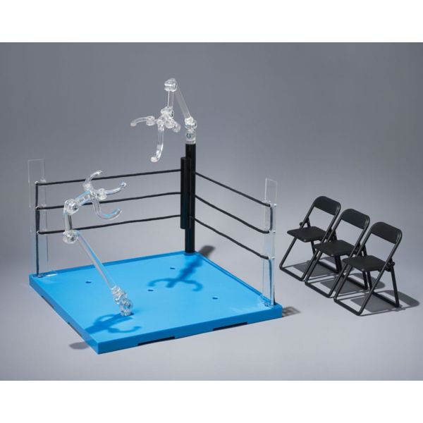 Tamashii Stage Accesorio para Figuras Act Ring Corner & Folding Chair Set Neutral Ver.