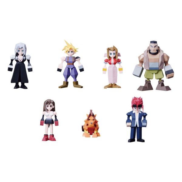 Mini Polygon Figures 8 Pack Final Fantasy VII Vol. 1
