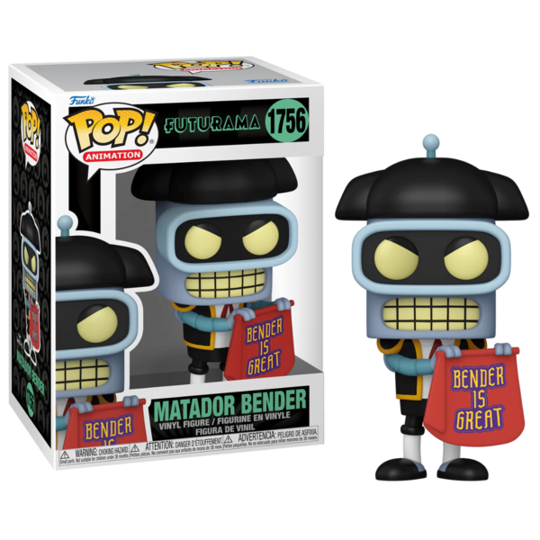 Funko Bender Matador Futurama Pop! Animation 1756