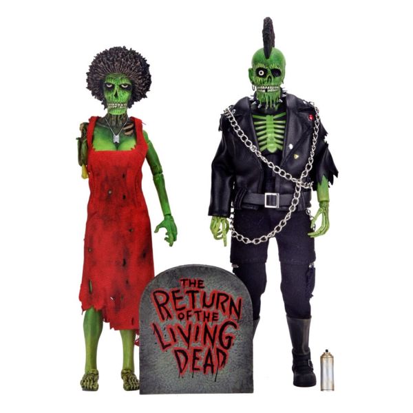 The Return of the Living Dead Clothed Action Figure Trash & Suicide 20 cm