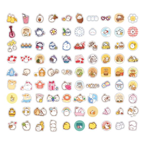 Set Pegatinas Sweet Moments Molang Sakami Merchandise