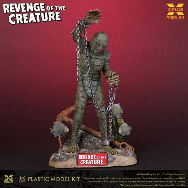 Revenge of the Creature Plastic Model Kit 1/8 Creature 28 cm  