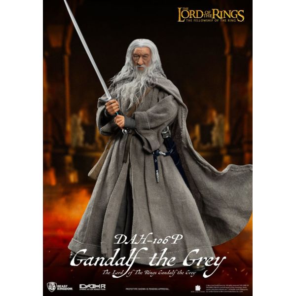 El Señor de los Anillos Figura Dynamic 8ction Heroes 1/9 Gandalf the Grey 21 cm 