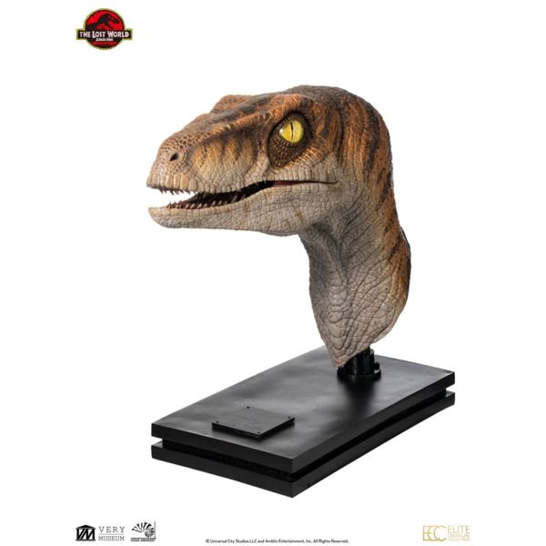 Jurassic Park Estatua tamaño real Male Velociraptor 75 cm  
