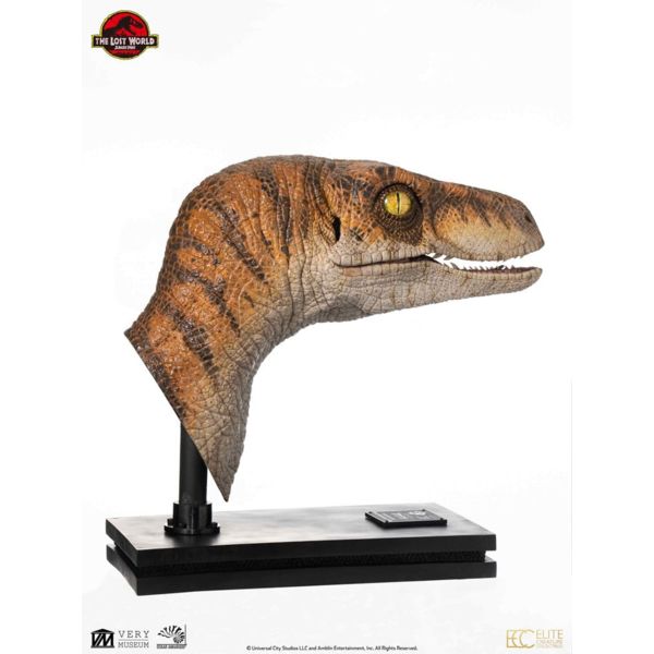 Jurassic Park Estatua tamaño real Male Velociraptor 75 cm  