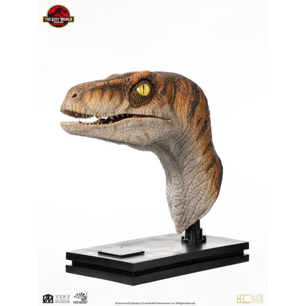 Jurassic Park Estatua tamaño real Male Velociraptor 75 cm  