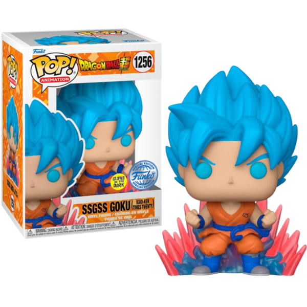 Son Goku SSGS Kaio-Ken Times Twenty Dragon Ball Super Funko POP! Animation 1256 Special Edition