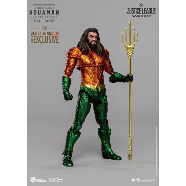 Justice League Dynamic 8ction Heroes Action Figure 1/9 Aquaman Comic Color Ver. 20 cm