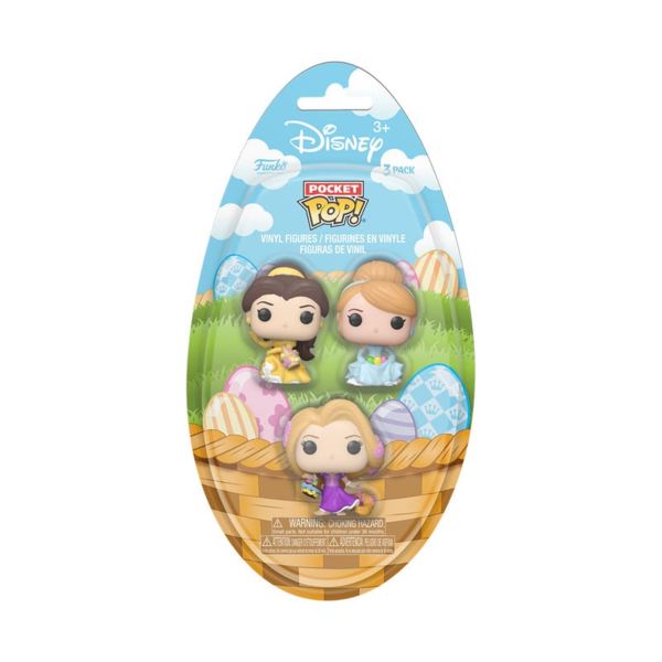 Funko Pascua Pack 3 Princesas Disney Easter Pocket POP!