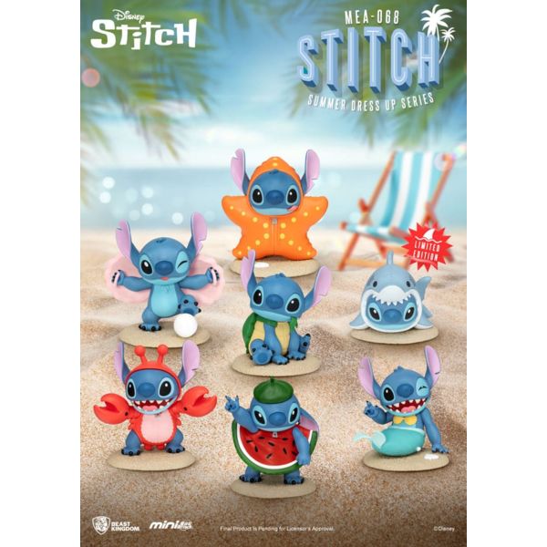 Lilo & Stitch Figuras Mini Egg Attack 8 cm Stitch summer dress up Series Surtido (6)