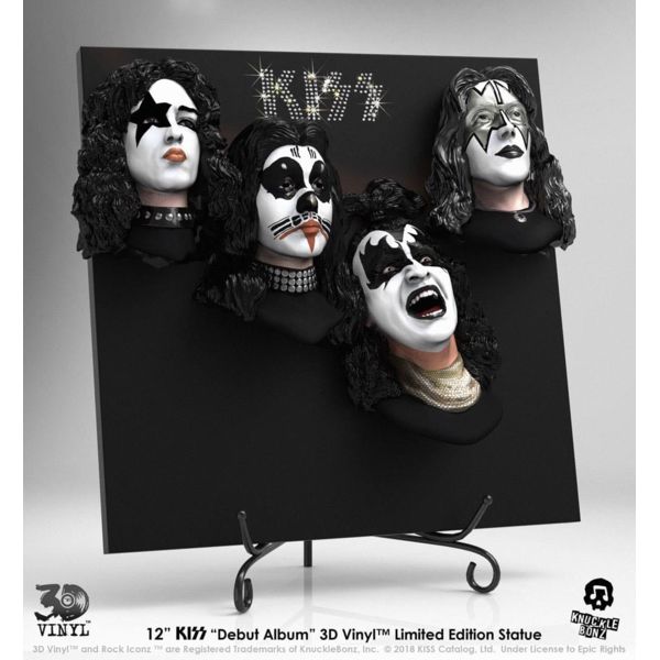 Kiss 3D Vinyl Statue Debut Album 30 cm