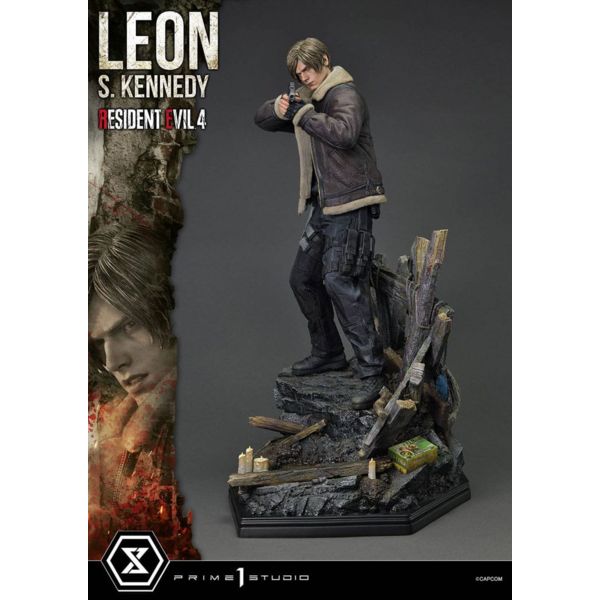 Resident Evil 4 Estatua Ultimate Premium Masterline Series 1/4 Leon S. Kennedy 64 cm   