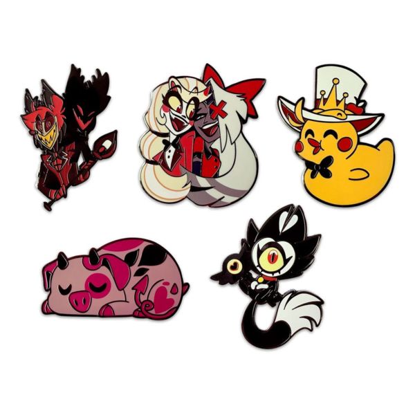 Hazbin Hotel Enameled Plate 5 Set