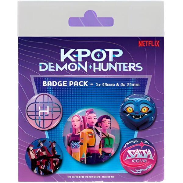 K-pop Demon Hunters 5 Set Pin Badge Pyramid International