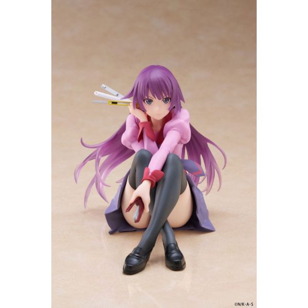 Monogatari Estatua PVC Desktop Cute Figure Hitagi Senjougahara 13 cm