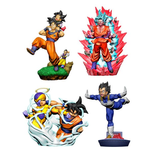 Dragonball Super Dracap Pack de 4 Figuras Re: Birth Limit Breaking Ver. 8 cm