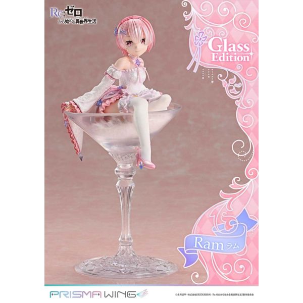 Re:ZERO Starting Life in Another World Prisma Wing PVC Statue 1/7 Ram Glass Edition 24 cm