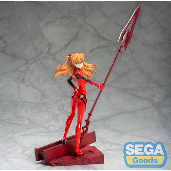 Asuka Shikinami Langley & Spear of Longinus Figure Evangelion: 3.0+1.0 Thrice Upon a Time Luminasta