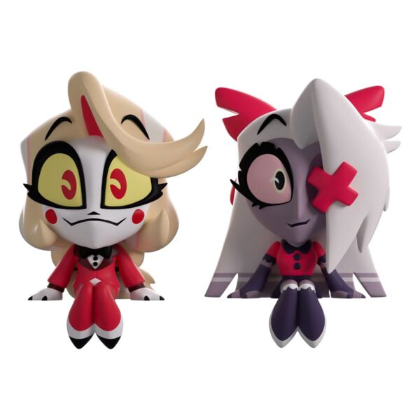 Charlie & Vaggie 2 Set Figures Hazbin Hotel Co. Youtooz Buddiez