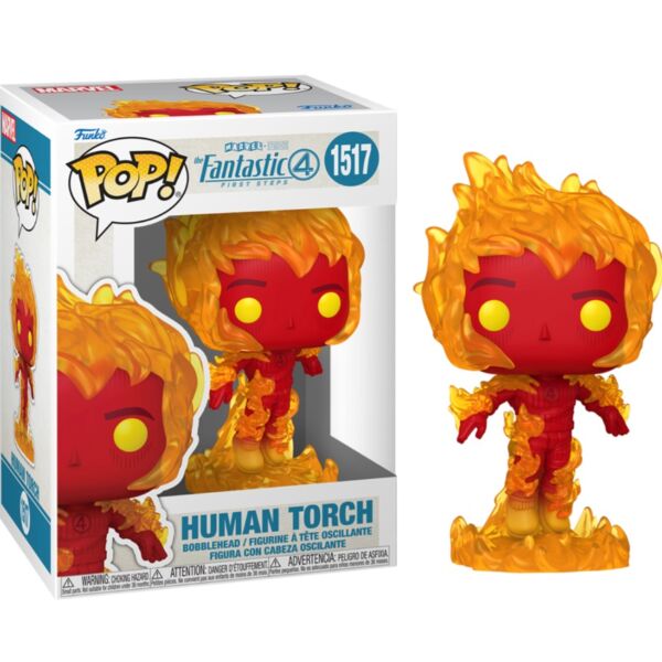 Funko Johnny Storm Antorcha Humana Los Cuatro Fantásticos: primeros pasos Marvel Cómics POP! 1517