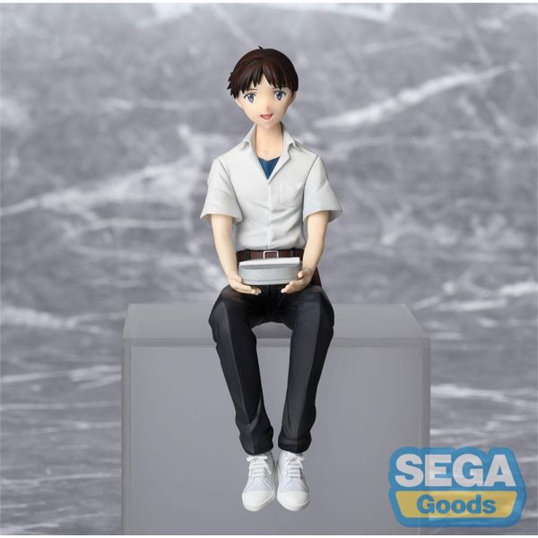 Rebuild of Evangelion PM Perching PVC Statue Shinji Ikari Evangelion New Theatrical Edition 14 cm    