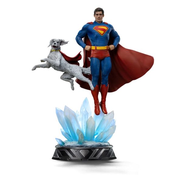 Superman Legacy Art Scale Statue 1/10 Superman & Krypto 32 cm              