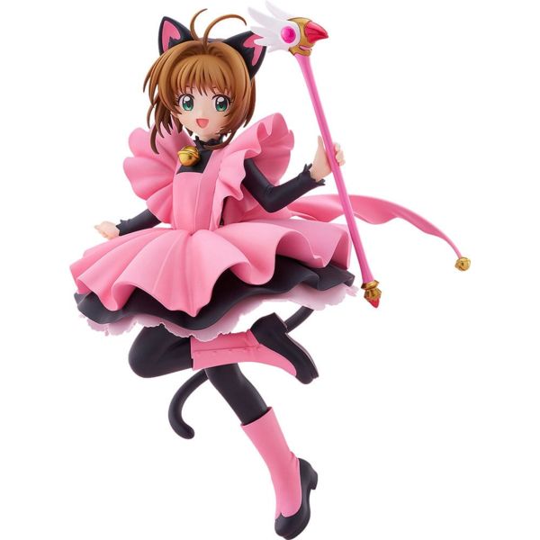 Cardcaptor Sakura Estatua PVC Pop Up Parade Sakura Kinomoto: Black Cat Costume Ver. L Size 22 cm               